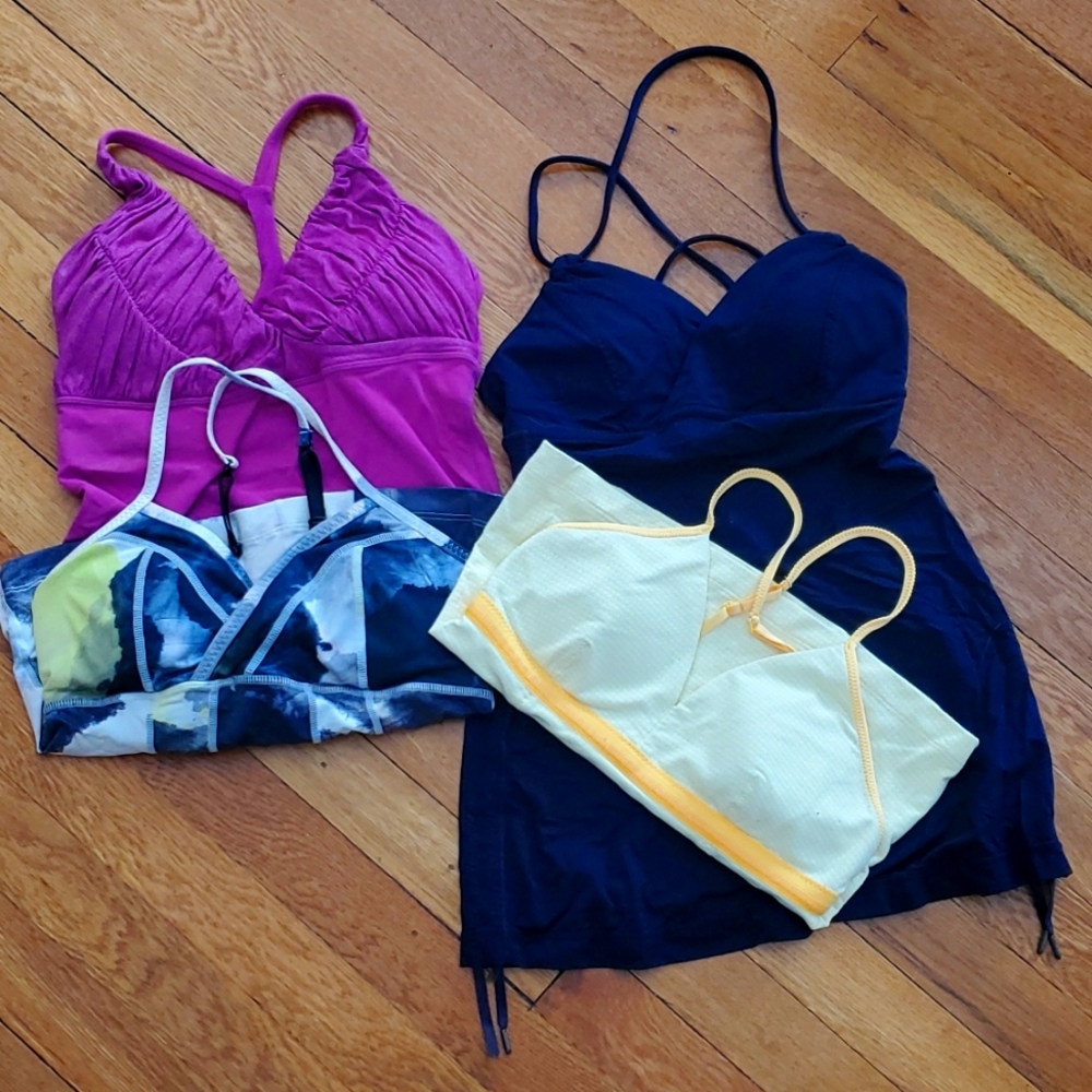 Set of 4 Lululemon Athletica Unique Tank Tops Size 4